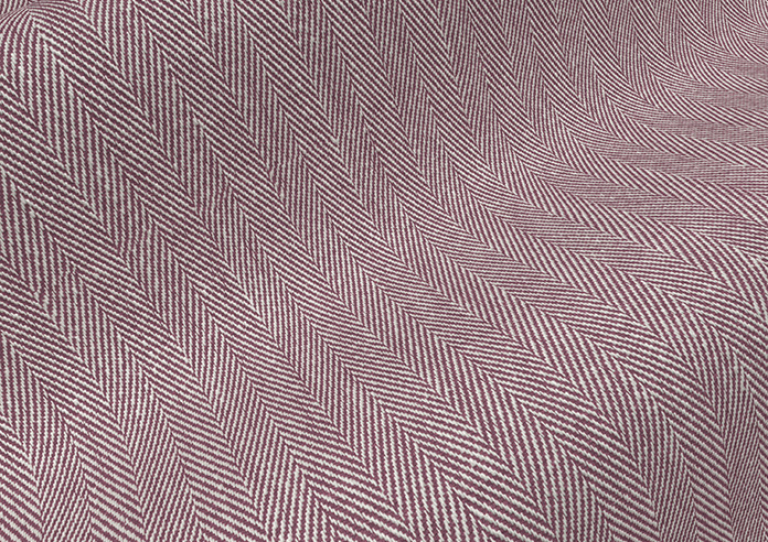 Delicate Chevron, Maroon - Roman Blind - Image 4